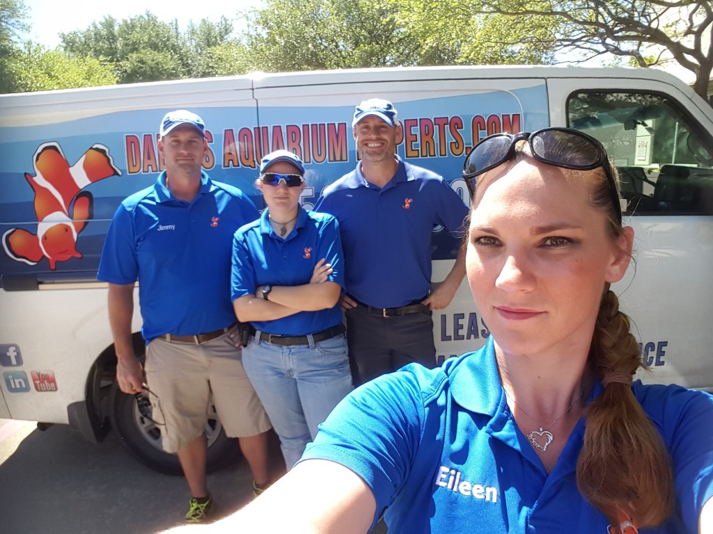 The Dallas Aquarium Experts Aquarium Service Staff